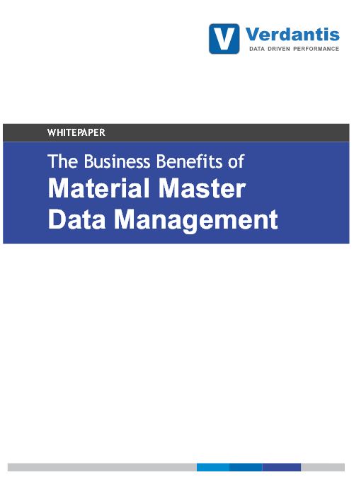 The Business Benefits of Material Master Data Management (MMDM
