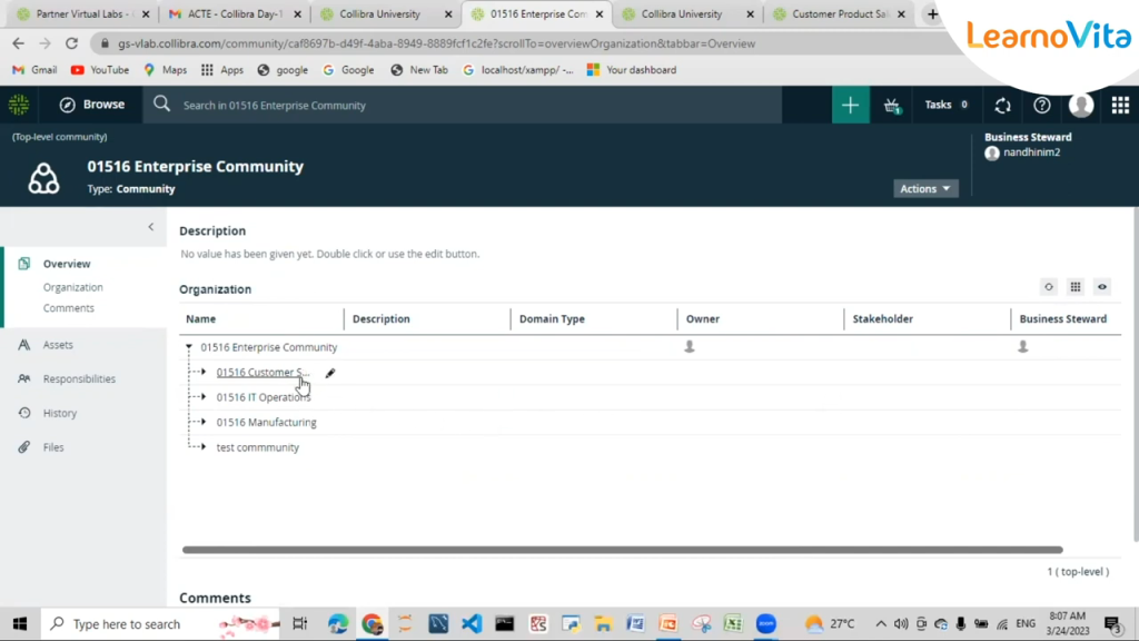 An image showing Collibra's Data Governance process