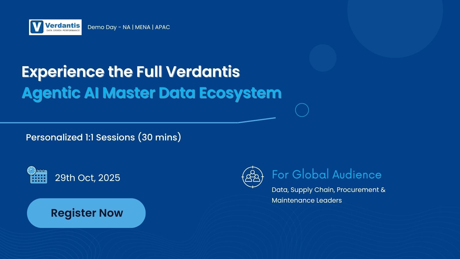 1:1 Demo- Experience the Full Verdantis Agentic AI Master Data Ecosystem