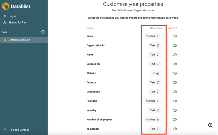 An image showing the automated data anamolies detection in the Data blist platform