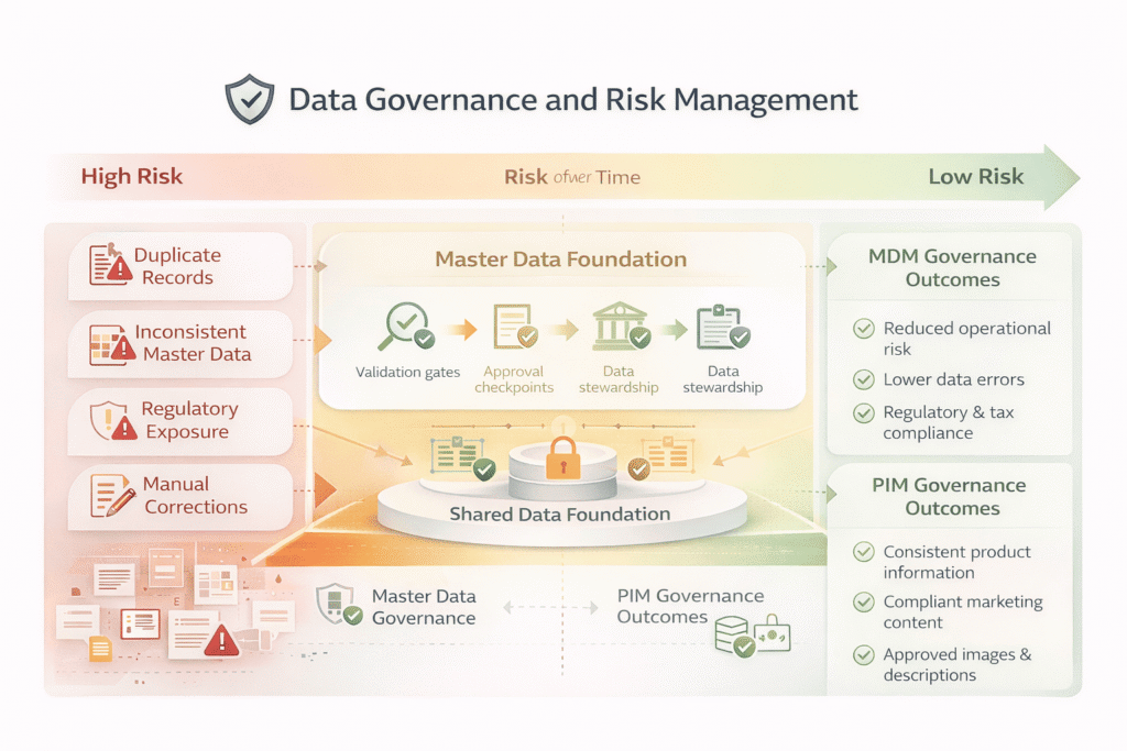 Data governance framework with risk assessment
